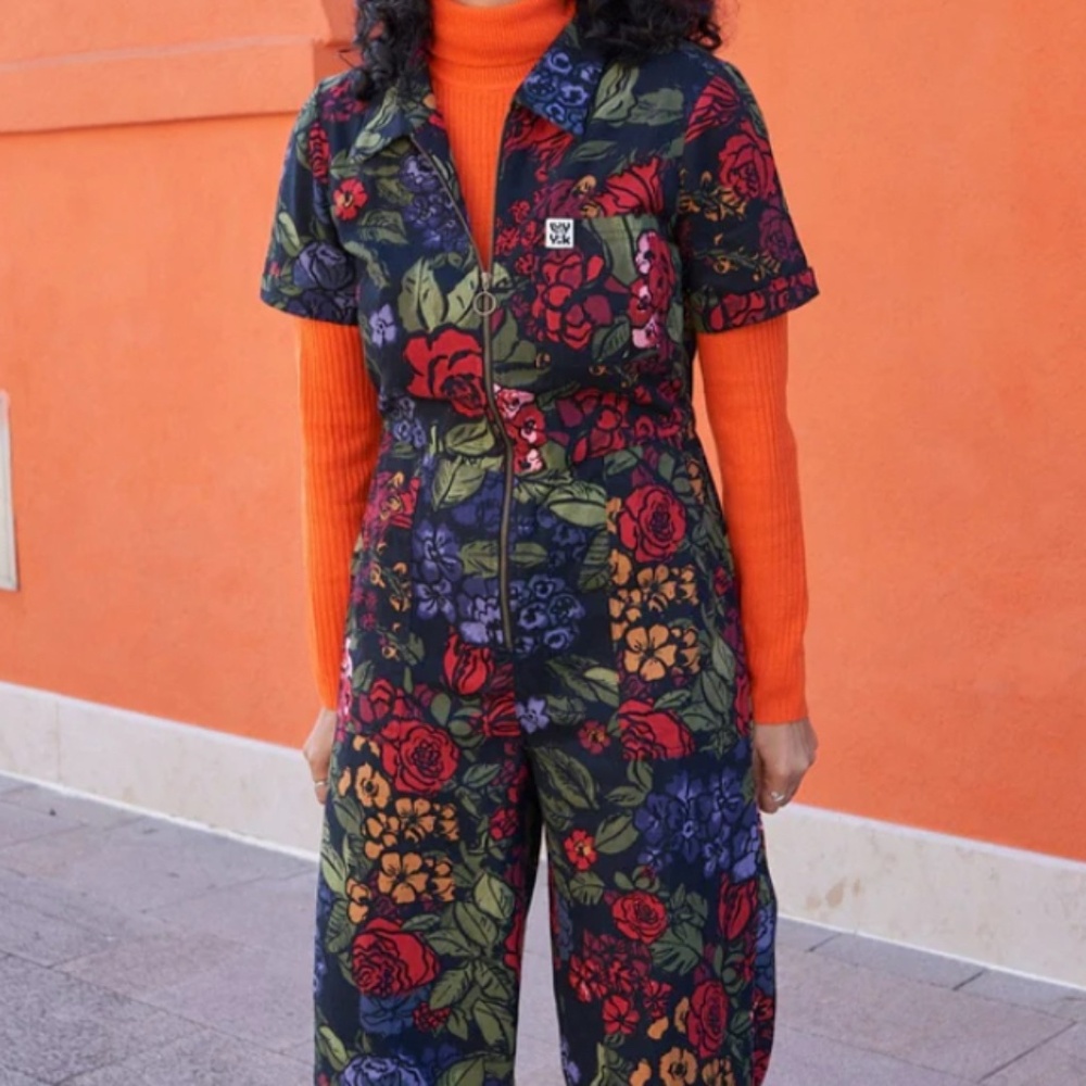 Lucy & Yak Ragan Cotton Jumpsuit in Maria